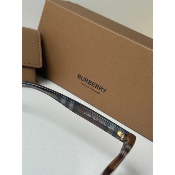 NEW Burberry BE2354 Grant Round Checked Print Frames - Picture 6 of 6